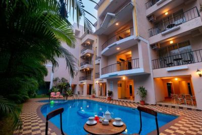 Отель Tree House Blue Serviced Apartment And Hotel Majorda